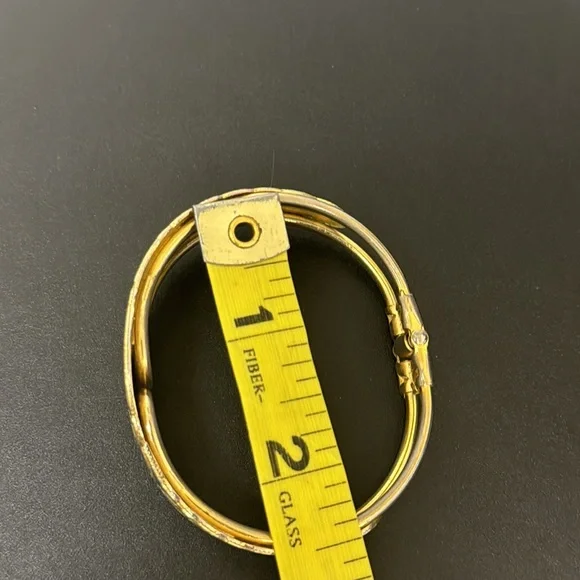 🛑🛑Sold- Vintage Cloisonné Floral Butterfly Hinge Bracelet - Picture 9 of 15